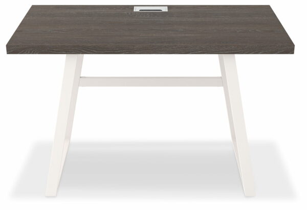 Dorrinson - White / Black / Gray - Home Office Desk - Image 8