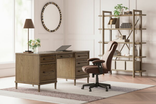 Roanhowe - Brown - Home Office Desk - Image 8