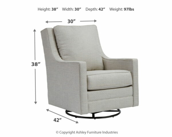 Kambria - Swivel Glider Accent Chair - Image 8