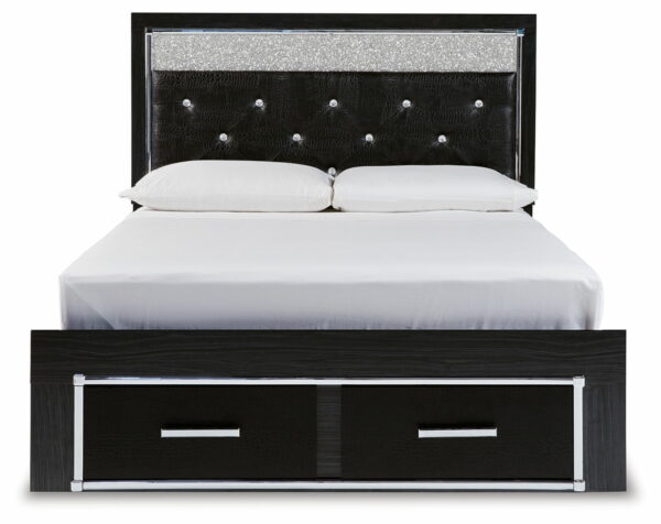 Kaydell - Upholstered Panel Storage Platform Bed - Image 6