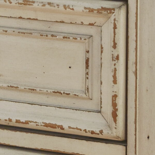Realyn - White / Brown / Beige - Five Drawer Chest - Image 3