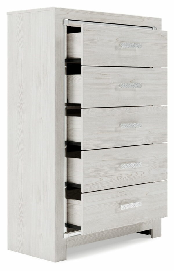 Altyra - White - Five Drawer Chest - Image 7