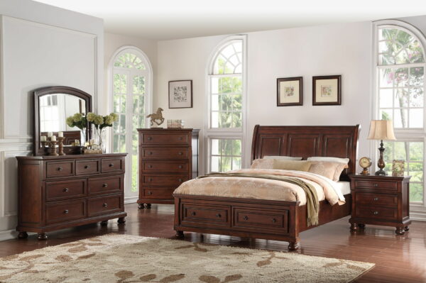 B961NN - Wood Dresser - Cherry - Image 2