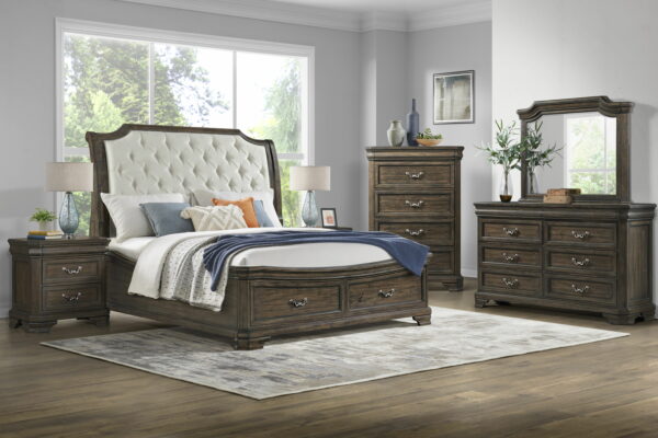 B493B-050-Lyndhurst - Dresser - Walnut