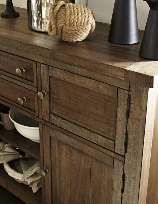 Moriville - Grayish Brown - Dining Room Server - Image 3