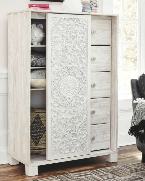 Paxberry - Whitewash - Dressing Chest - Image 5
