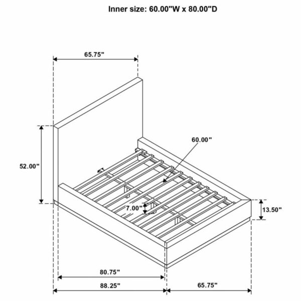 Knox - Upholstered Platform Bed - Image 10