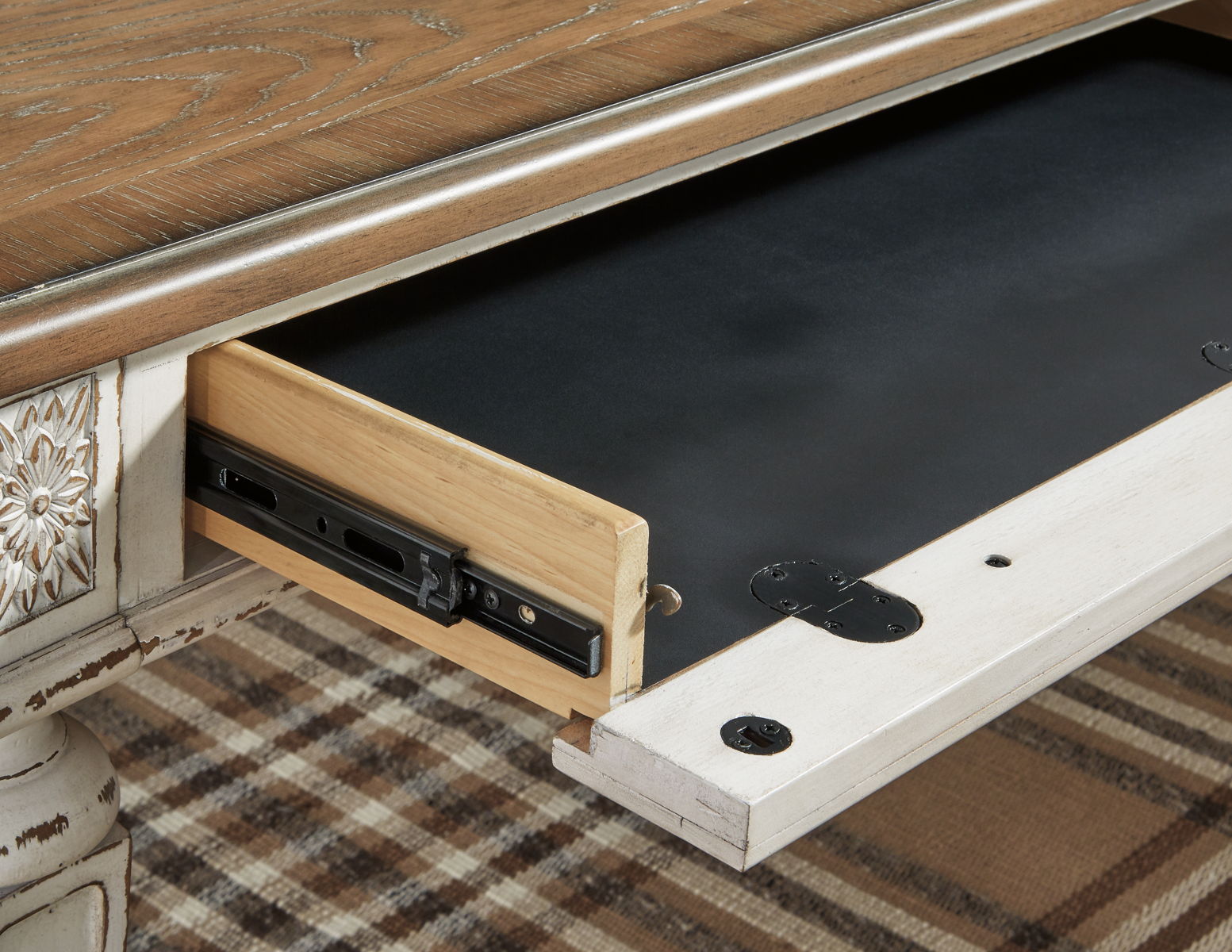 Realyn - Home Office Desk - Light Brown - Image 10