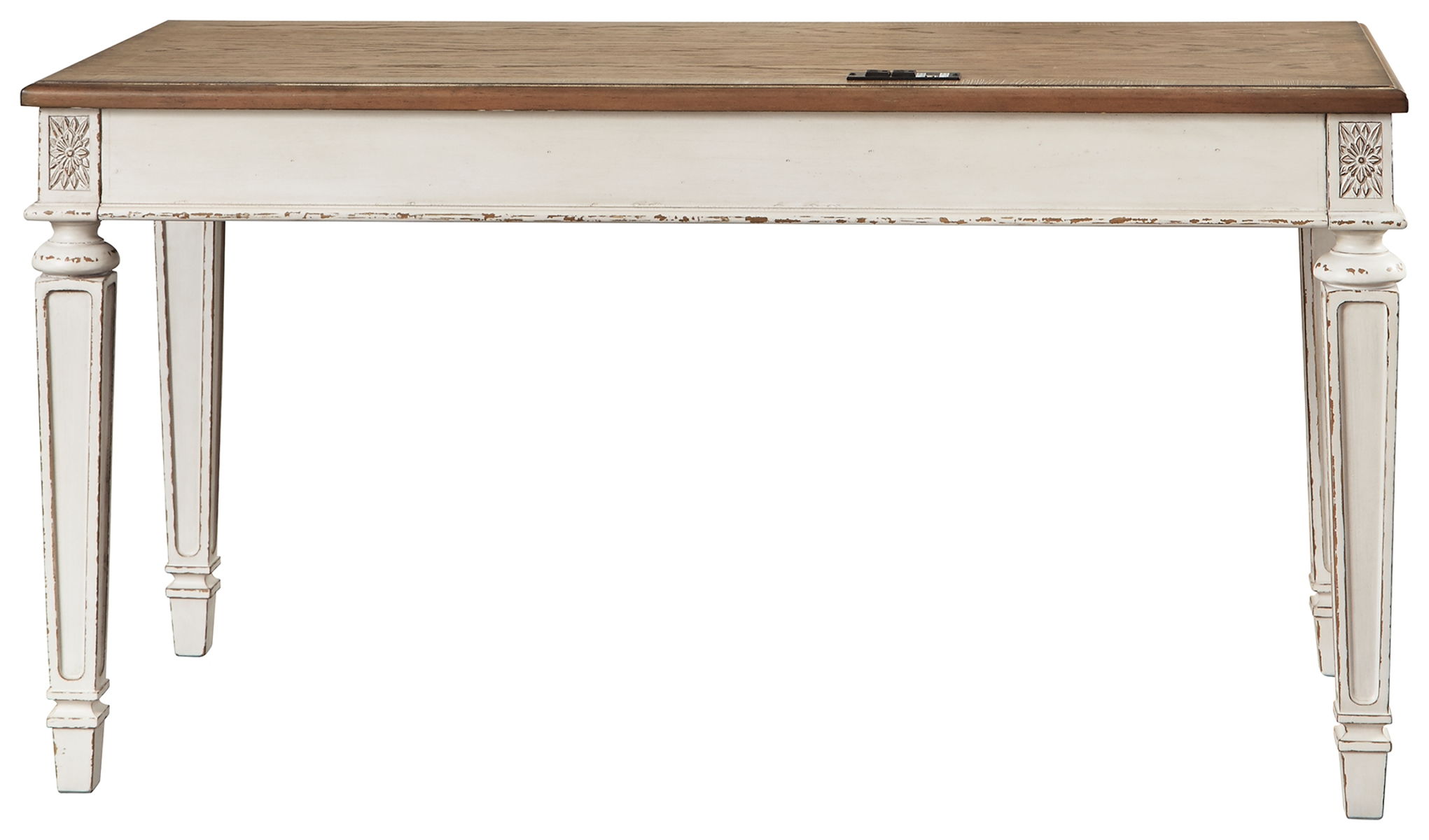 Realyn - Home Office Desk - Light Brown - Image 7