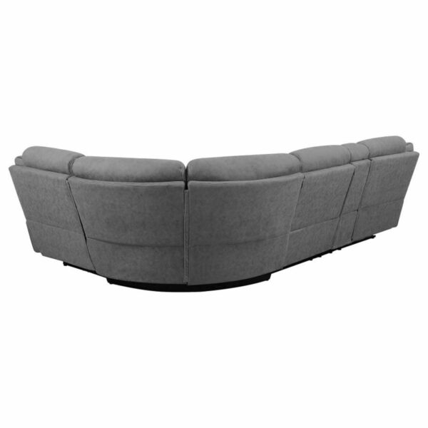 Higgins - Four-Piece Upholstered Power Sectional - Image 8