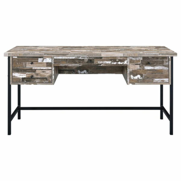 Kemper - 4-Drawer Writing Desk - Salvaged Cabin - Image 3