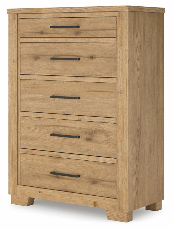 Galliden - Light Brown - Five Drawer Chest - Image 11