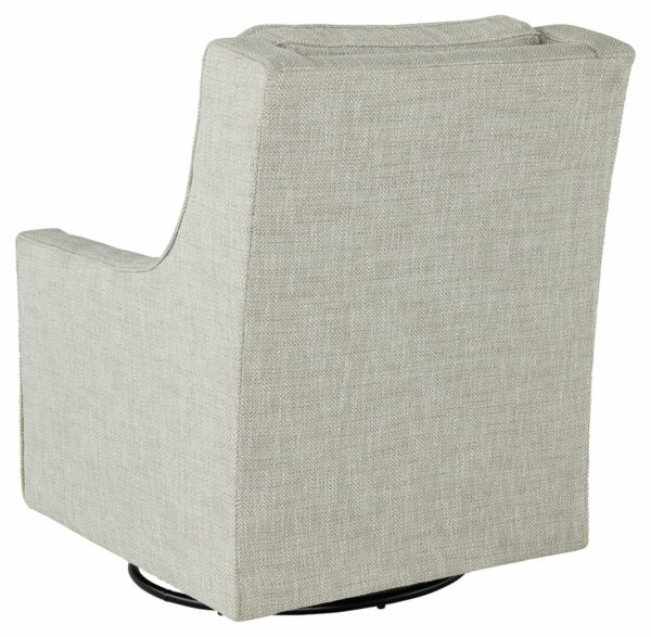 Kambria - Fog - Swivel Glider Accent Chair - Image 2