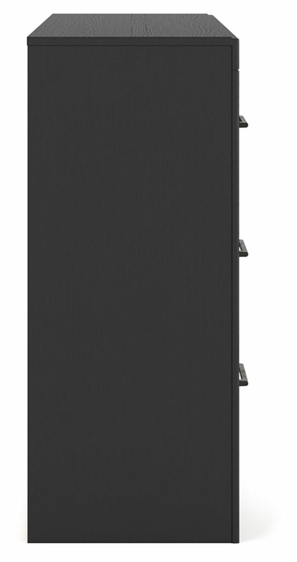 Vertani - Black / Honey Brown - Six Drawer Dresser - Image 3