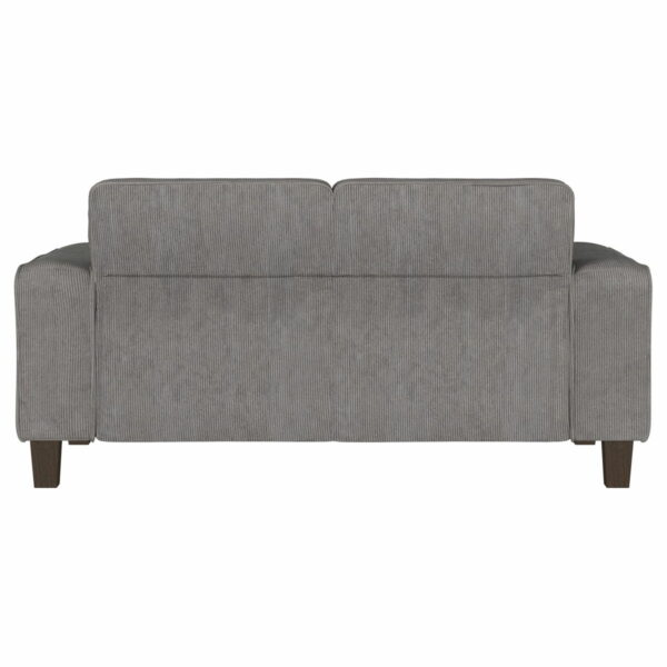 Deerhurst - Upholstered Track Arm Tufted Loveseat - Charcoal - Image 10