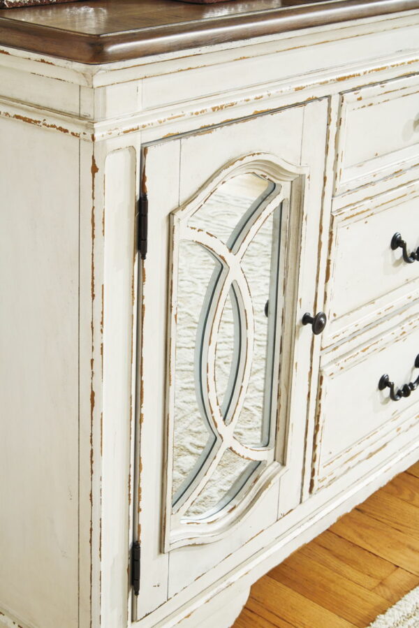 Realyn - Chipped White - Dining Room Server - Image 2