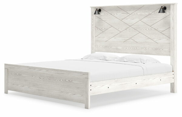 Gerridan - Panel Bed With Sconces - Image 11