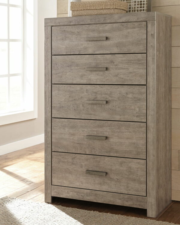 Culverbach - Gray - Five Drawer Chest - Image 2