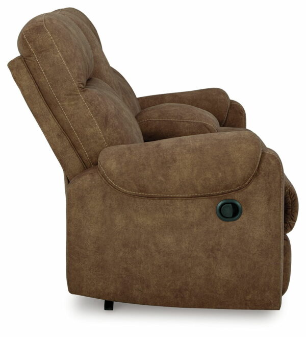 Edenwold - Brindle - Dbl Reclining Loveseat With Console - Image 8