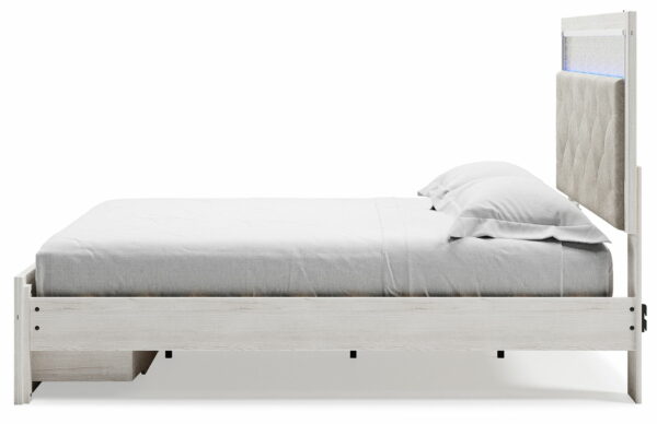 Altyra - White - King Upholstered Storage Bed - Image 4