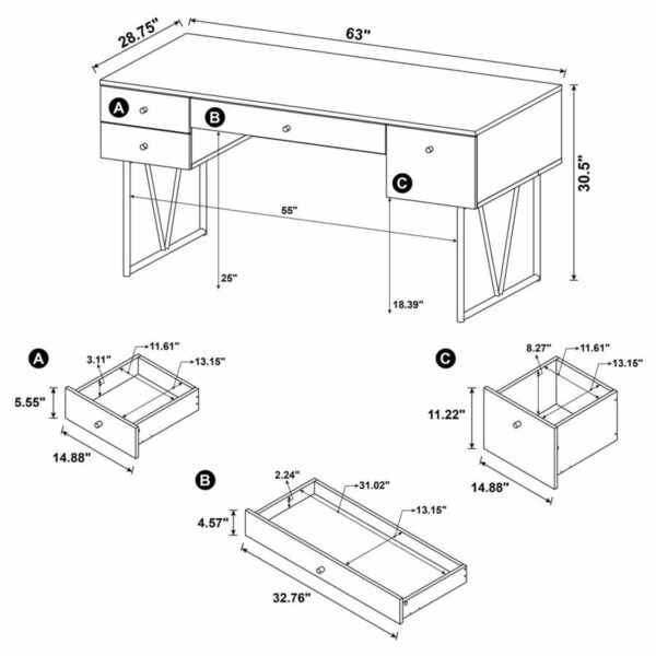 Analiese - Writing Desk - Image 14