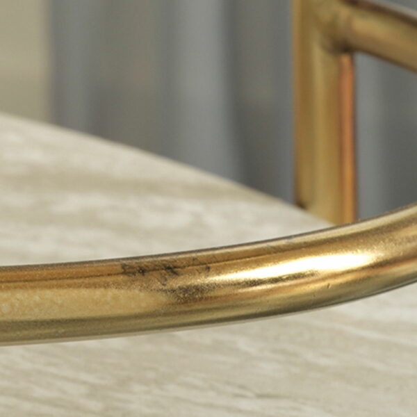 Tarica - Cream / Gold Finish - Bar Cart - Image 6