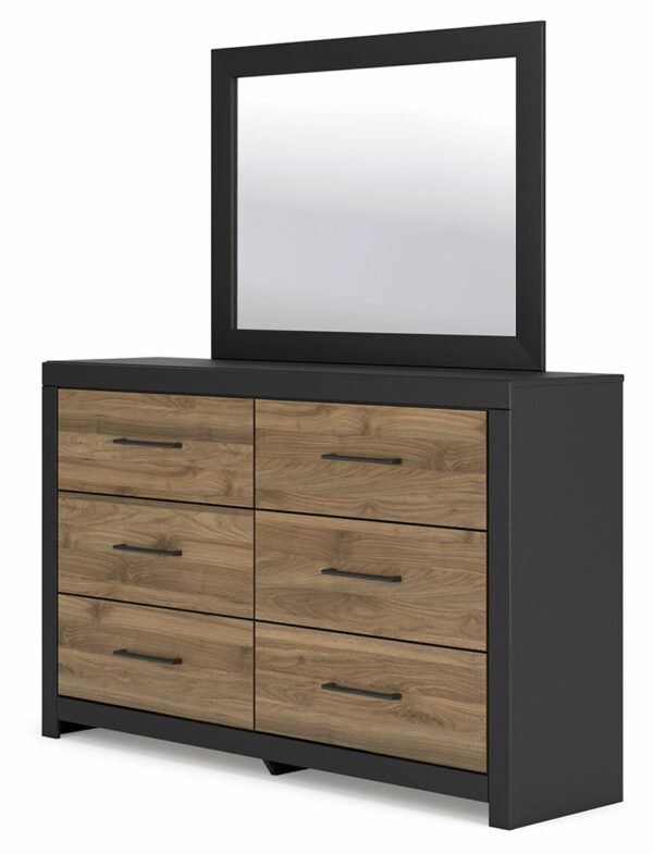 Vertani - Black - Dresser And Mirror - Image 7