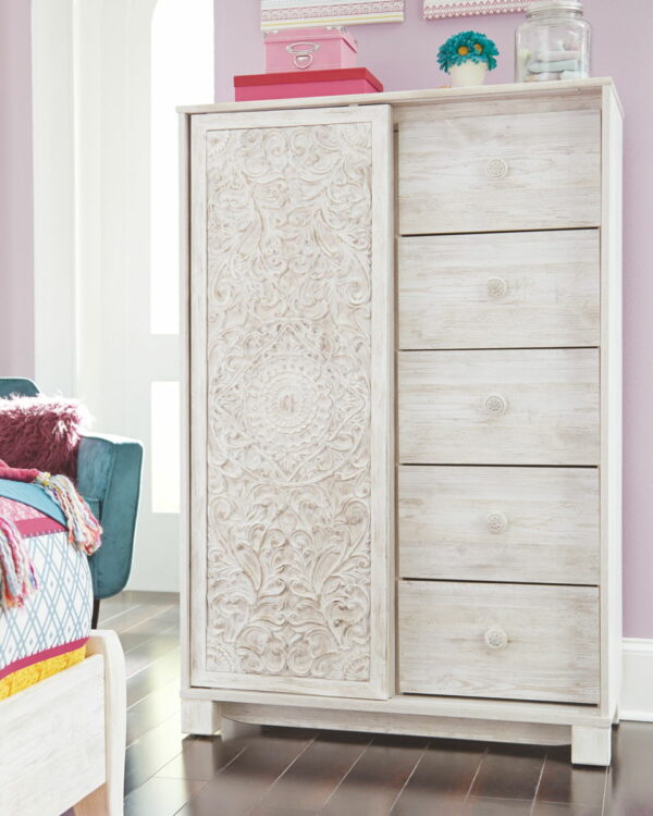 Paxberry - Whitewash - Dressing Chest - Image 2