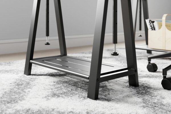 Bayflynn - White / Black - Adjustable Height Desk - Image 7