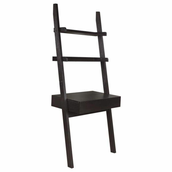 Colella - 3 Piece Ladder Desk And Bookcase Set - Cappuccino - Image 8
