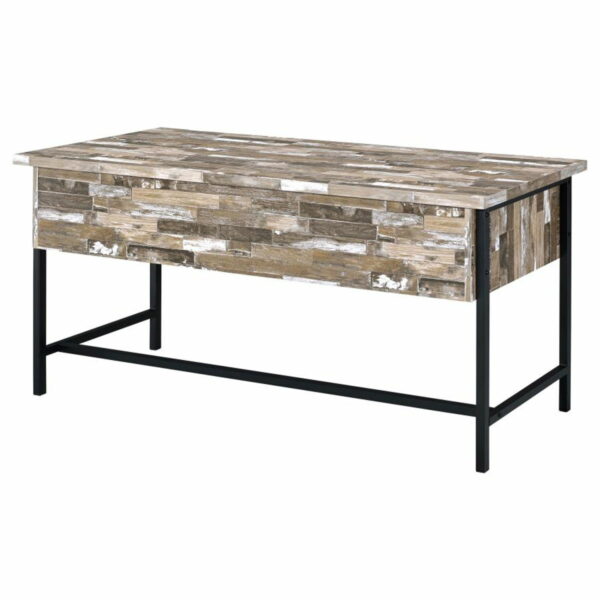 Kemper - 4-Drawer Writing Desk - Salvaged Cabin - Image 6