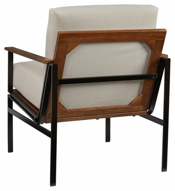 Tilden - Ivory / Brown - Accent Chair - Image 5