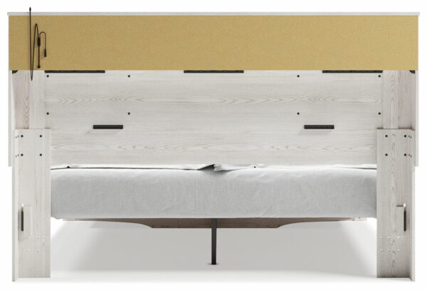 Altyra - White - King Upholstered Bookcase Bed With Storage - Image 3