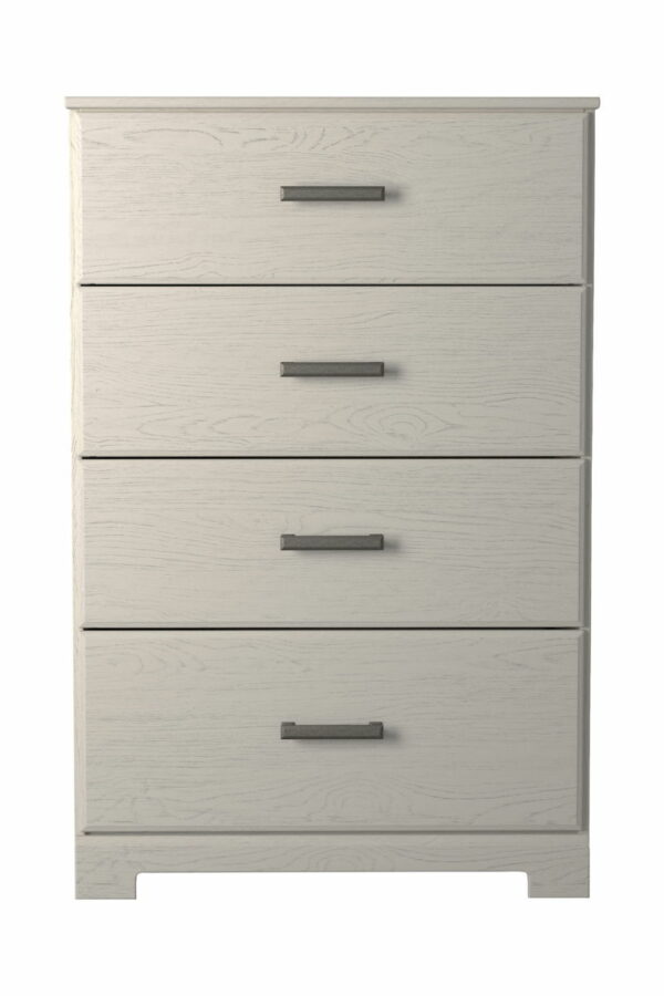 Stelsie - White - Four Drawer Chest - Image 5
