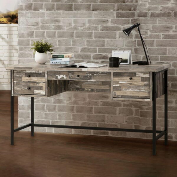 Kemper - 4-Drawer Writing Desk - Salvaged Cabin - Image 5
