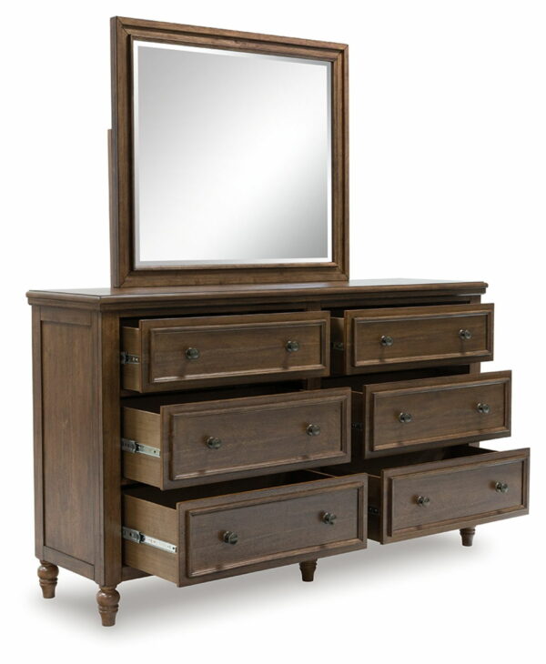 Sturlayne - Brown - Dresser And Mirror - Image 4