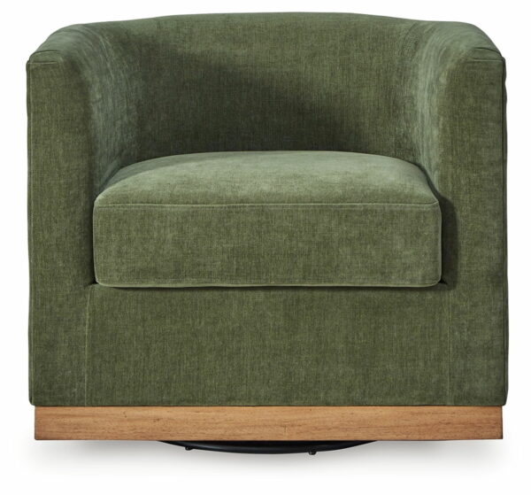 Jersonlow - Forest Green - Swivel Chair - Image 4