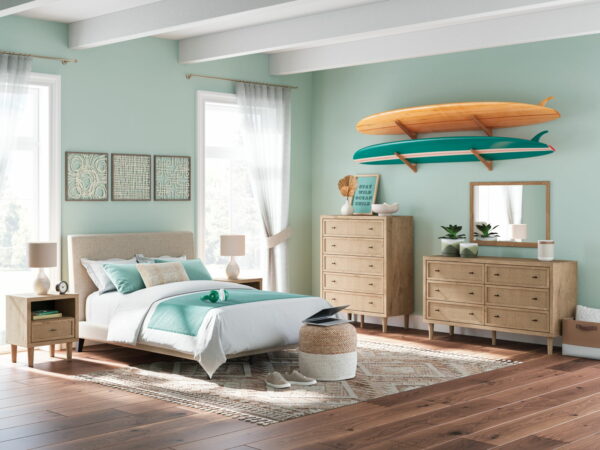 Cielden - Two-tone - Five Drawer Wide Chest - Image 10