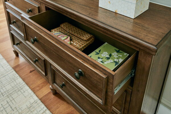 Sturlayne - Brown - Dresser And Mirror - Image 7