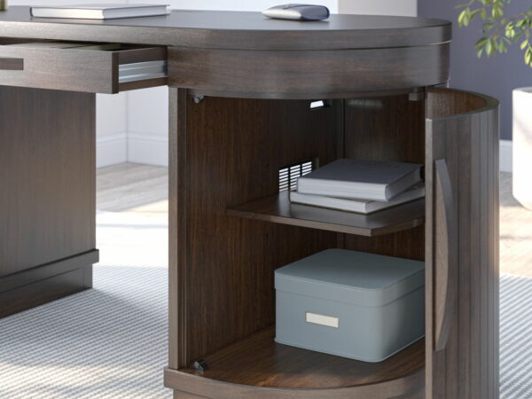 Korestone - Warm Brown - Home Office Desk - Image 11