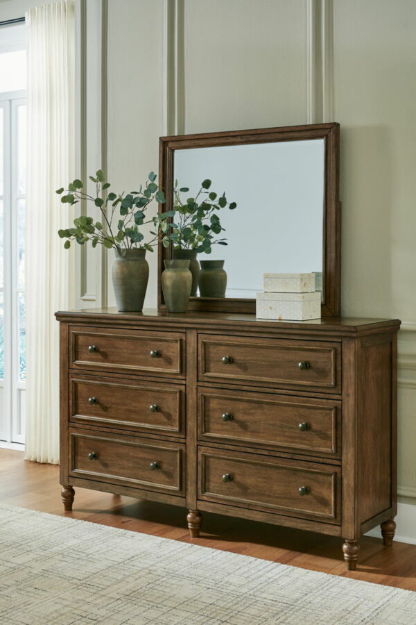 Sturlayne - Brown - Dresser And Mirror - Image 5