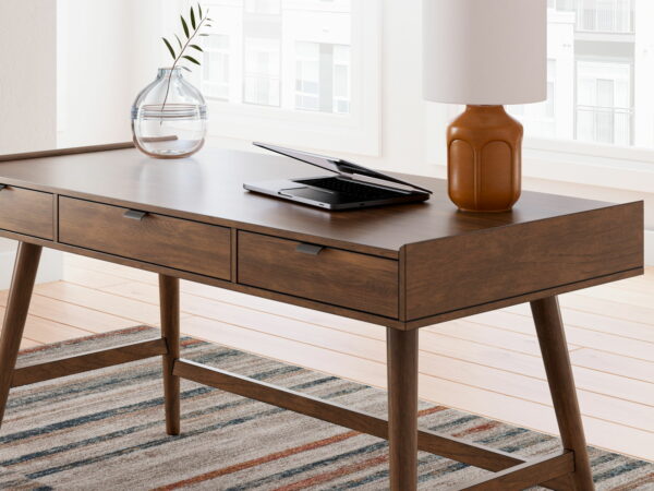 Lyncott - Brown - Home Office Desk - Image 11