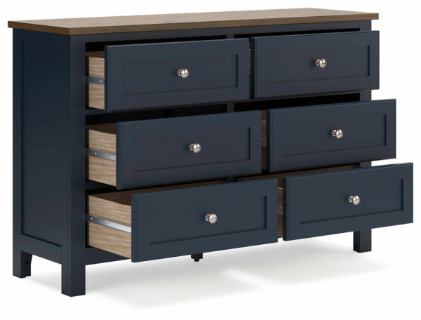Landocken - Brown / Blue - Dresser - Image 8