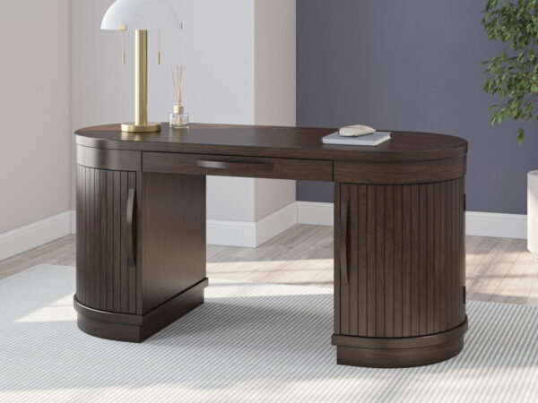 Korestone - Warm Brown - Home Office Desk - Image 12