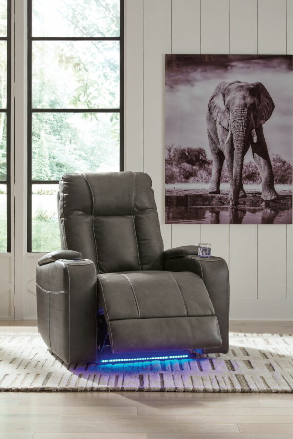 Feazada - Power Recliner With Adj Headrest - Image 14