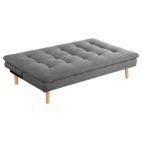 Scout - Upholstered Tufted Convertible Sofa Bed - Gray - Image 11