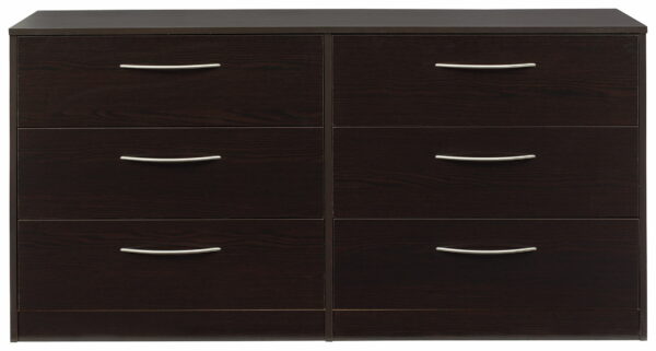Finch - Black - Six Drawer Dresser - Image 7