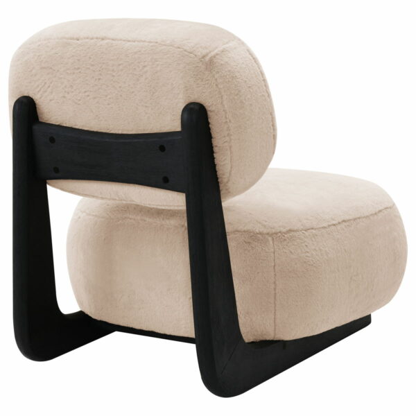 Duffie - Upholstered Armless Accent Chair - Camel - Image 2