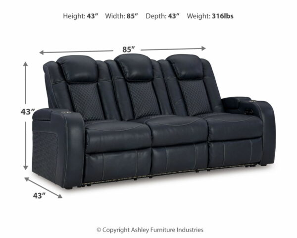 Fyne-dyme - Power Reclining Sofa With Adj Headrest - Image 24