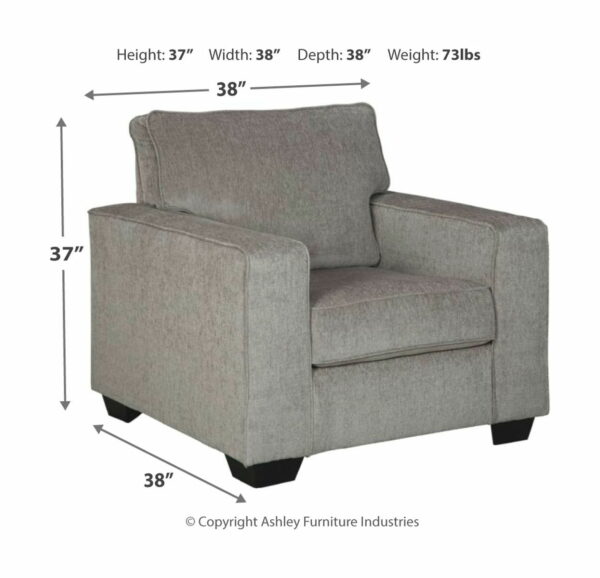 Altari - Chair With Ottoman - Image 2